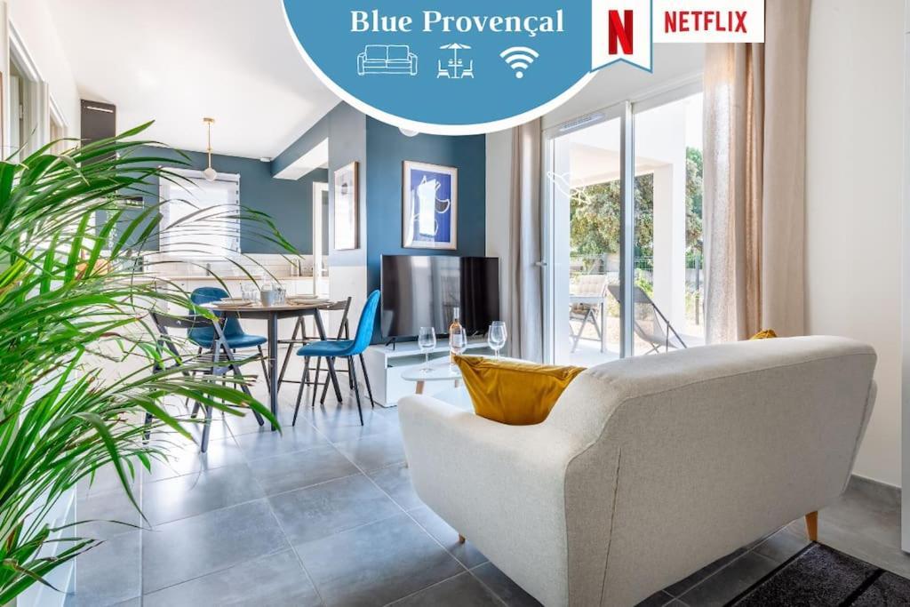 ☆ Blue Provencal Appartement ☆ Morieres-les-Avignon Kültér fotó